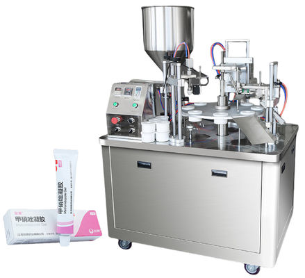 Machine automatique de remplissage de tubes en plastique pour la crème cosmétique