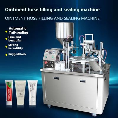 Machine de remplissage et d'étanchéité de crème cosmétique à ultrasons pour tube en plastique