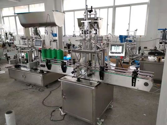 Machine automatique de remplissage de bouteilles et d'étiquetage