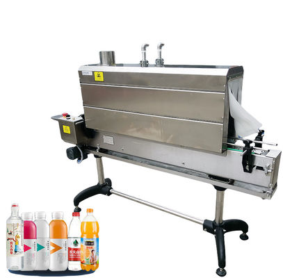 Applicateur automatique de bouteille de chauffage à manche rétrécissante avec tunnel à vapeur