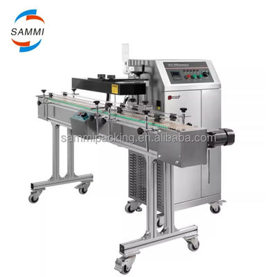 Machine d'étanchéité à induction continue de type sol automatique étancheur à chaleur par induction pour petites bouteilles en plastique