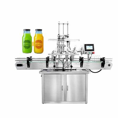 Machine automatique de remplissage de bouteilles, de couvercle et d'étiquetage 20-40 bouteilles/min
