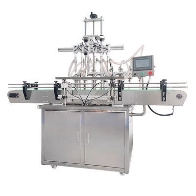 Machine de production automatique Bouteille de remplissage liquide Couvercle de marquage Ligne de remplissage d'huile en acier inoxydable Machine de remplissage d'huile pour lèvres Carton de lait