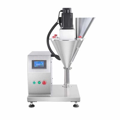 Machine de remplissage de poudre sèche semi-automatique sac de bouteille lait cosmétique poudre chimique pesanteur de dosage auger machine de remplissage de poudre