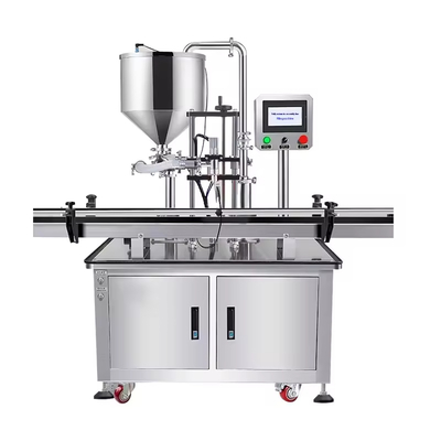Facile d'utilisation pompe à servo rotor entièrement automatique machine de remplissage de liquide de pâte pour le miel liquide visqueux beurre d'arachide ketchup