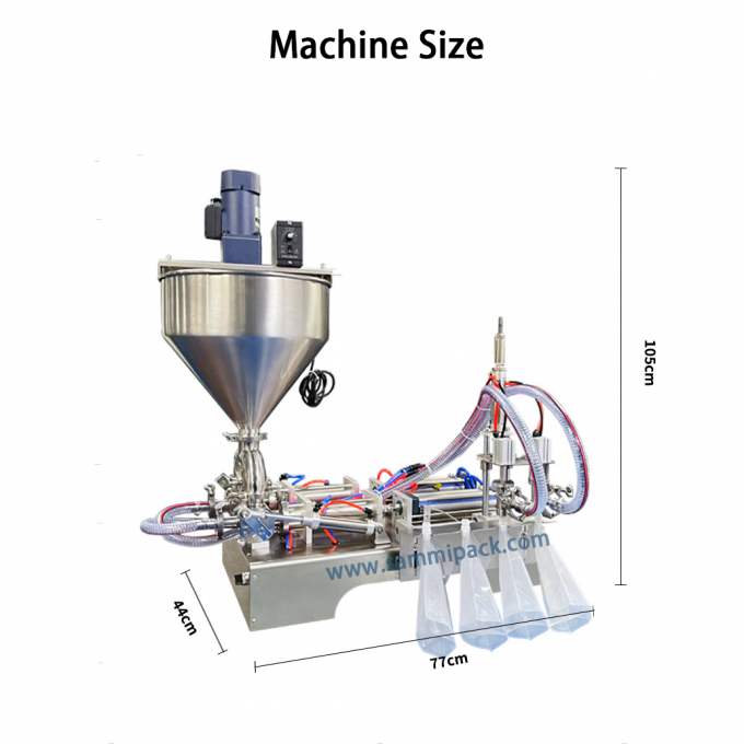Machine de remplissage de jus de fruits et légumes pour les aliments liquides 2