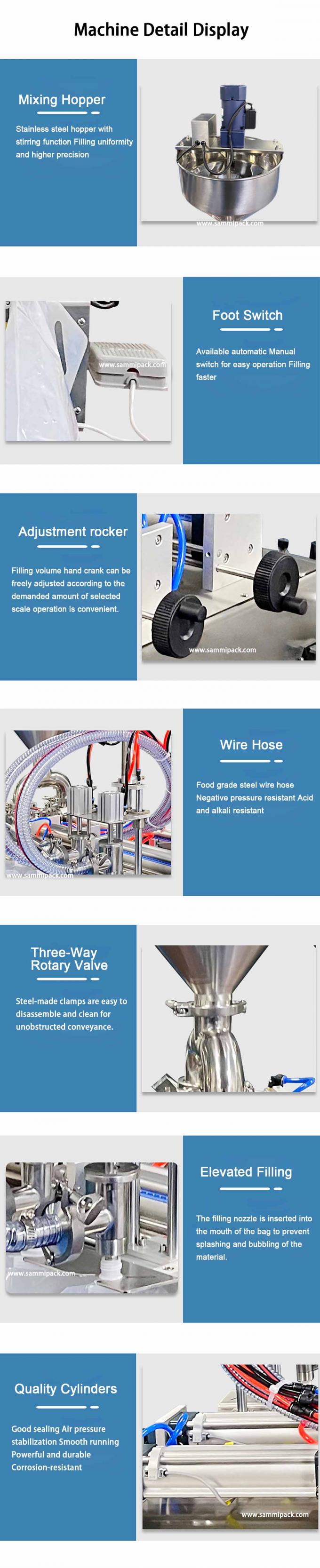 Machine de remplissage de jus de fruits et légumes pour les aliments liquides 5