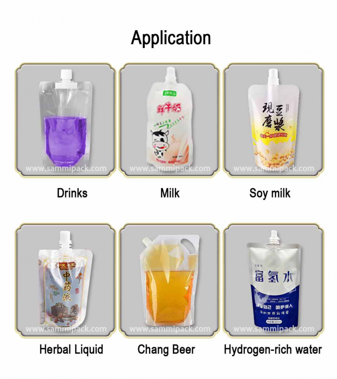 Machine à emballer à haute vitesse avec poche à canne à miel pour remplir et recouvrir le liquide SM-3500L 1