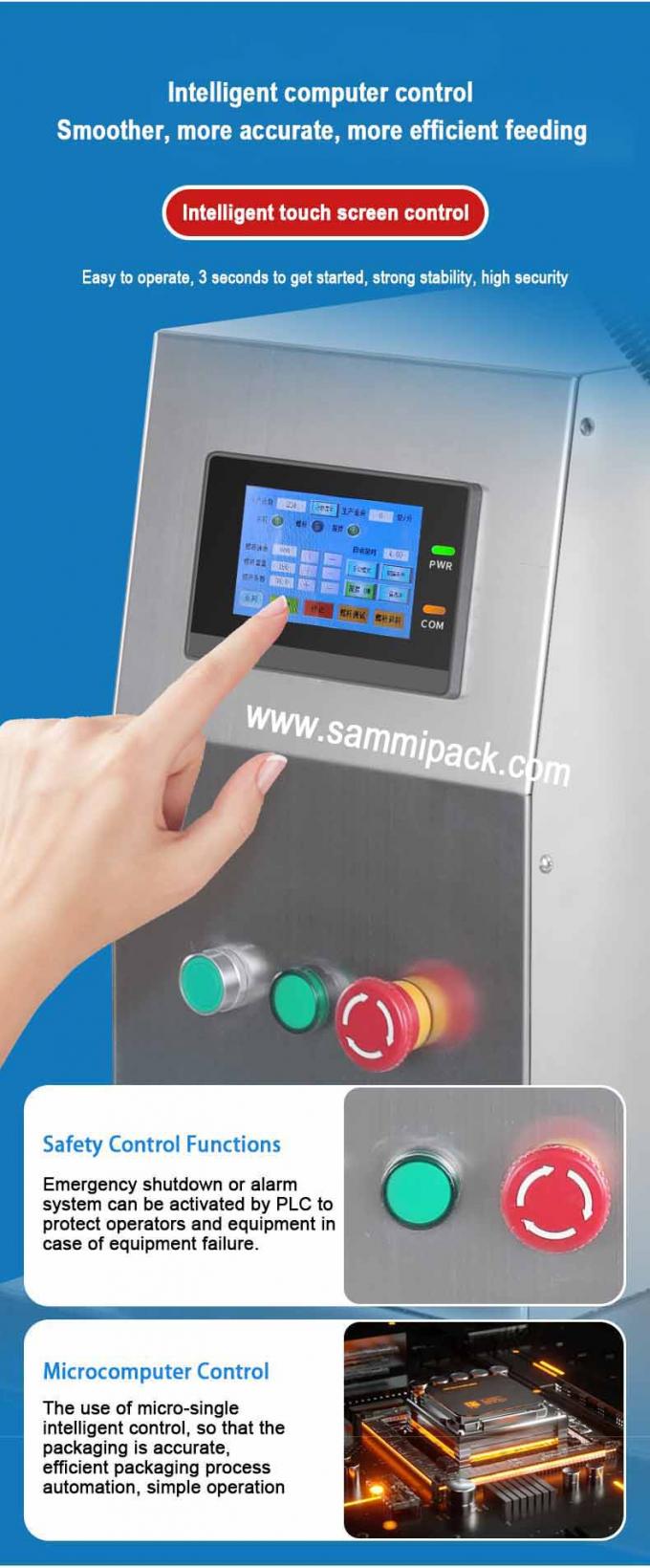 Machine de remplissage de poudre semi-automatique à entraînement électrique pour bouteilles, sacs, lait, cosmétiques, pesage, dosage, remplisseuse à vis sans fin 6