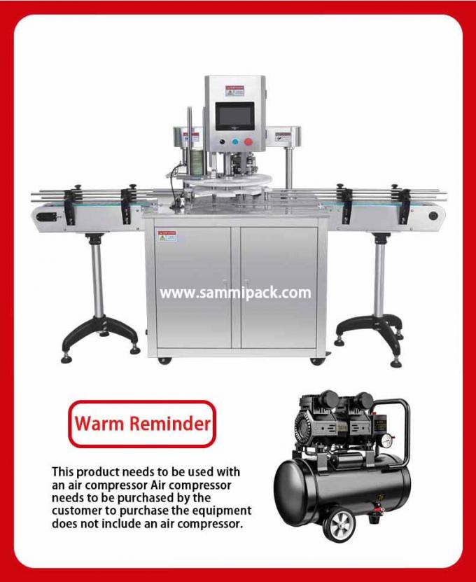 Machine automatique de capsulage et de scellage de table pour boîtes de conserve de lait en poudre, peinture, boissons, aliments, sardines et thon 1