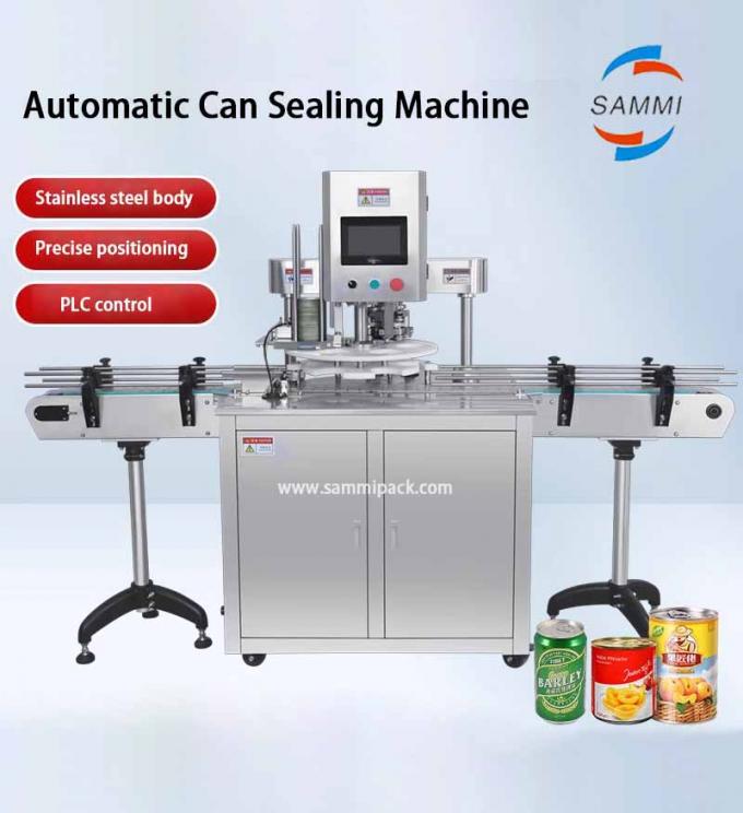 Machine automatique de capsulage et de scellage de table pour boîtes de conserve de lait en poudre, peinture, boissons, aliments, sardines et thon 0