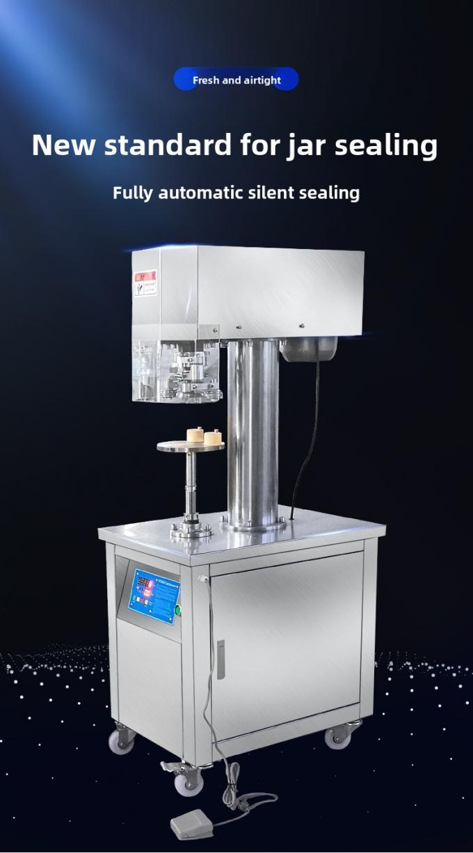 Sertisseuse verticale pour boîtes de conserve commerciale semi-automatique pour boîtes en plastique et en aluminium 0