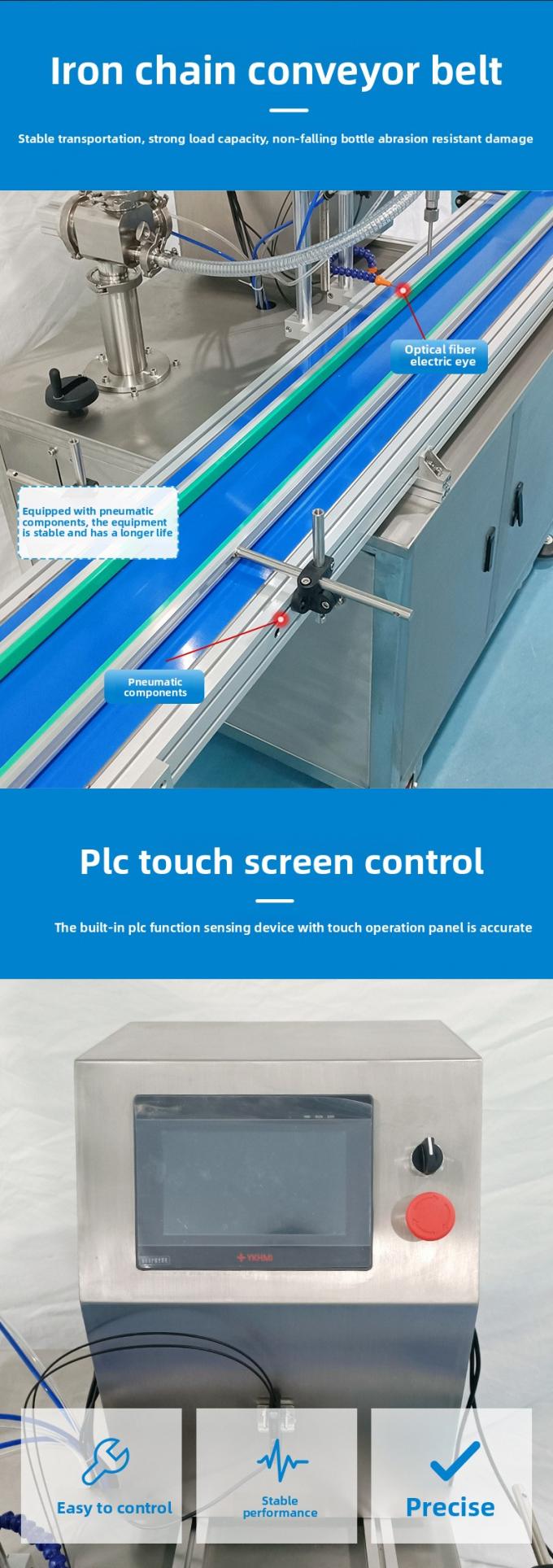 Facile d'utilisation pompe à servo rotor entièrement automatique machine de remplissage de liquide de pâte pour le miel liquide visqueux beurre d'arachide ketchup 3