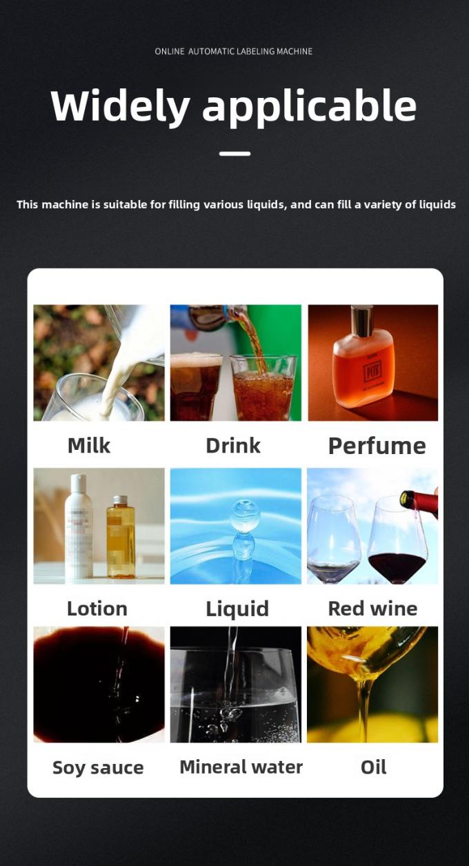 Petite machine de remplissage, sertissage et bouchonnage de flacons en verre pour liquides de 1 ml à 10 ml, pour boissons, huiles, pompe magnétique, petit volume 5