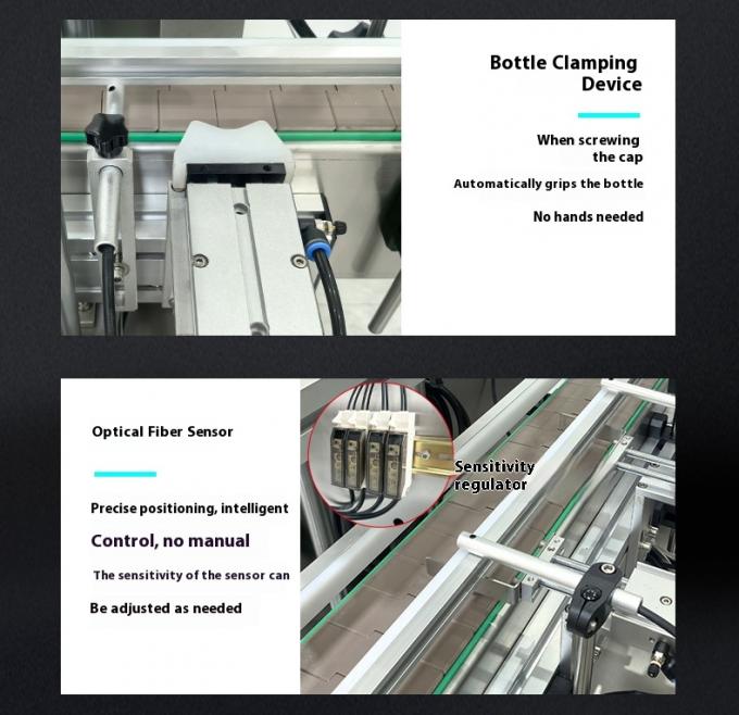 Petite machine de remplissage, sertissage et bouchonnage de flacons en verre pour liquides de 1 ml à 10 ml, pour boissons, huiles, pompe magnétique, petit volume 8