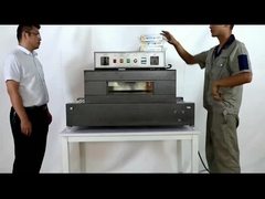 Machine d'emballage rétrécissante à feuilles de PVC POF pour livres cartons bouteilles