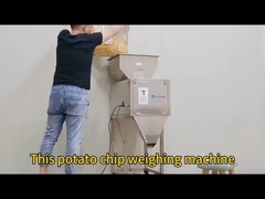 Machine d'emballage de noix mélangées de chips de banane à double tête pour l'emballage à la pesée