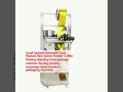 Petits sachets Automatique Noix Arachides Rice Spices Poudre de café Emballage Machinerie d'emballage alimentaire Tasse à thé Emballage automatique Machines d'emballage multifonctionnelles